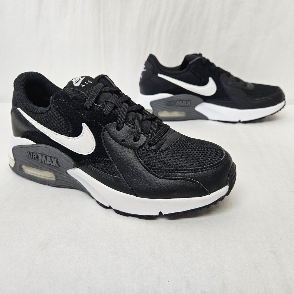 Nike Air Max Excee Sneakers CD5432-003 Black White Dark Grey Womens Size 7